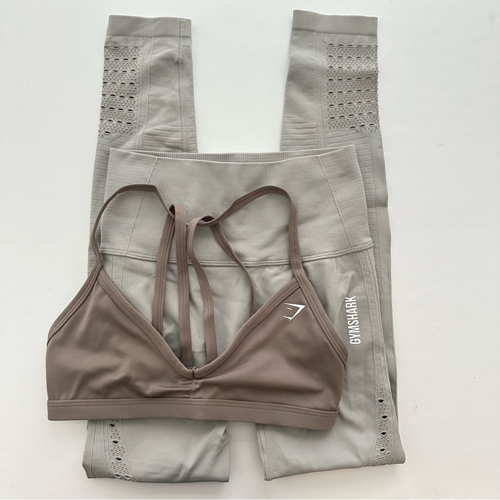 Gymshark Energy Seamless Leggings & Minimal Sports Bra Set
